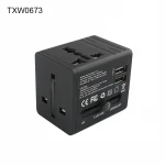 Universal Travel AC Power Charger Adaptor AU US UK EU Plug with 2 USB Port All in One International Multiple Plug Adapter