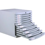 US-28K PS 10 Layers Plastic Filing Cabinet with key