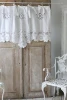 Valance embroidered curtain