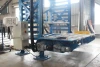 Vertical automatic stacker for steel sheets
