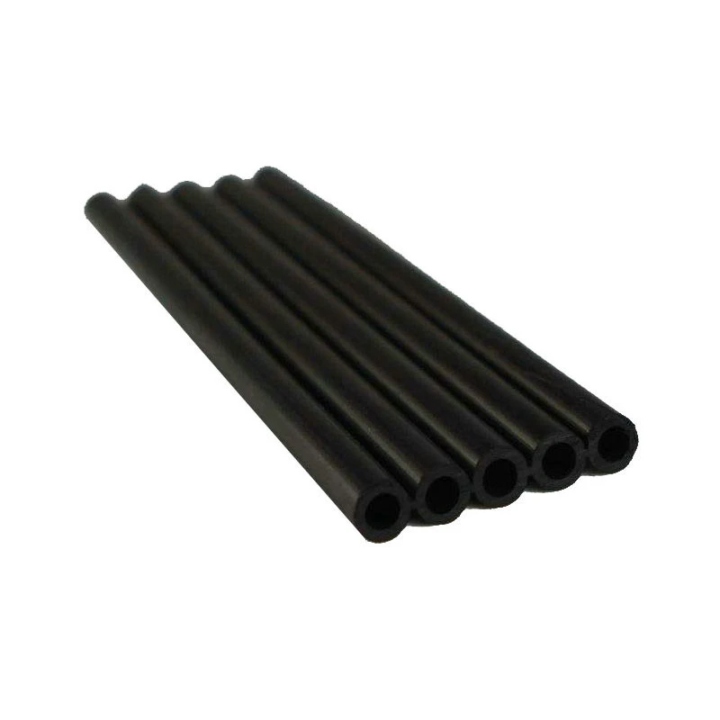 Very cheap products Hollow Extruded Flexible black rubber hose