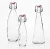 Import Vintage Style Clear Whiskey and Wine Glass Liquor Decanter Decorative Brandy Bottle with Lid from China
