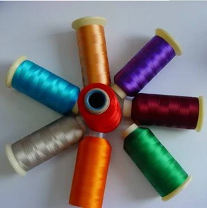 virgin polyester yarn/spun polyester thread/organic embroidery thread