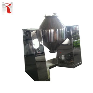 W-300 W Dry Pharmaceutical Blender Chemical Powder Mixing Double Cone Mixer Machine