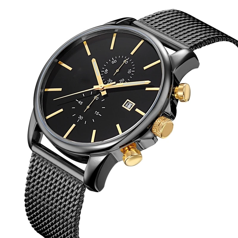 Watches Men Wrist 2019 Custom Watch Quartz Watch With Sub-dial