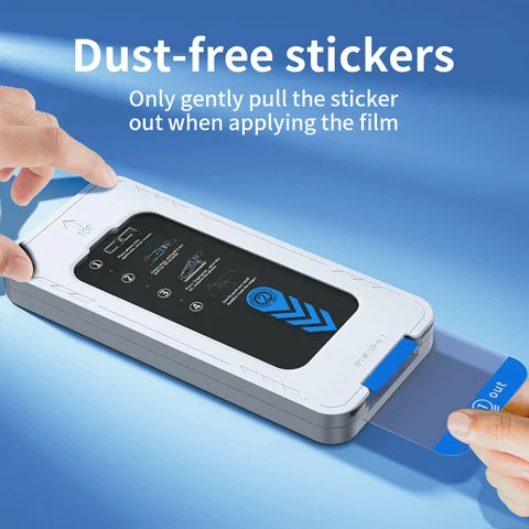 Buy Wenfeng Easy Install Dust Remove Privacy Tempered Glass Screen ...