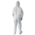 Import White Disposable Hooded Microporous Coveralls Wholesale Disposable Overall Suits from China