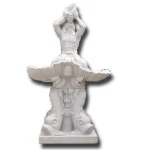 white marble handmade garden decoration molds for water fountain