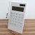 Import White Solar Gift Calculator, Customized Logo Accepted,Advertising Promotion Office Calculator from China