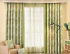 Wholesale 100% Polyester Print Blackout Curtain Custom Size Curtain Leaves Design Curtain Printed