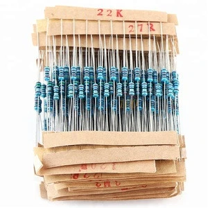 Wholesale 2600pcs/lot 1/4W 1% 20PCS 130Values Metal Film Resistor Assortment Kit Set pack electronic diy kit resistor
