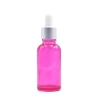 Wholesale 5ml 10ml 15ml 20ml 30ml 50ml 100ml pink glass dropper bottle for essential oil  bottle