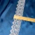 Import Wholesale 6cm Width Gold Silver Metallic Thread Crown Embroidery Fabric Lace Tulle Fabric Trim from China
