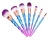 Import Wholesale 7 pieces per set personalized cosmetic makeup brushes from China