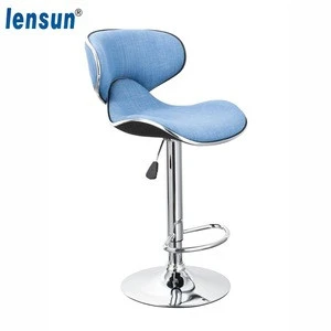 Wholesale best hot-selling modern cheap high swivel adjustable PU leather and fabric kitchen bar stool& counter stool