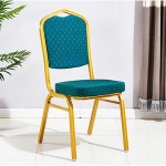 wholesale cheap dubai luxury stacking gold metal aluminium event wedding hotel banquet chair with best price