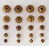 Wholesale Cheap Pine Different Size Natural Round Loose Wooden Beads Large With No lacquer Jewelry Prayer Beads For Bracelet