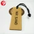 Import wholesale clothes custom retail apparel hang tags and labels  gold foil printing garment kraft paper hangtag from China