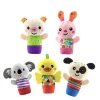 Wholesale custom children&#39;s plush toys finger dolls to appease toy finger puppets
