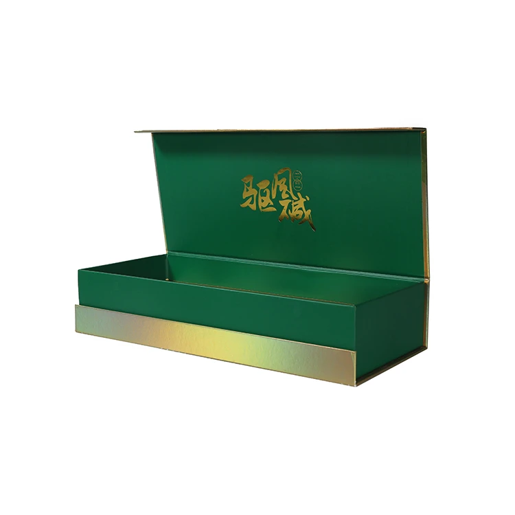 Wholesale Custom embossing Gloss lamination small gift boxes with magnetic lid tea gift box set