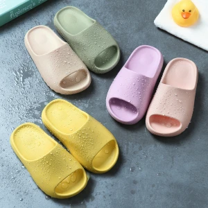 Wholesale custom EVA material summer slipper for children cartoon slipper for kid