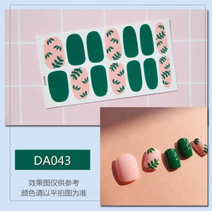 Wholesale Custom Nail Wraps nail art decoration sticker, nail sticker for women