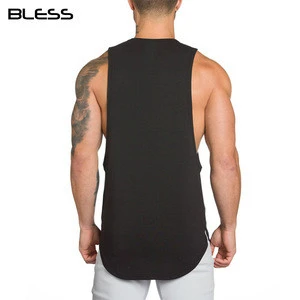 Wholesale Custom New Design Workout Plain Gym Vest Sportswear Tops For Men