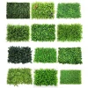 Wholesale decorative green artificial plant wall boxwood hedge for green outdoor wall