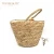 Import Wholesale Hand woven Straw Willow Wicker French Basket Bag Beach Bag Tote Basket Shopping moroccan ladies woven straw bag from China