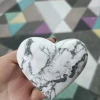 Wholesale high quality hot-selling hand made crystal stones craft Howlite heart for sale