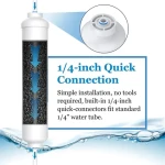 Wholesale high quality  Quick Connect Post Carbon Alkaline filter element  (1/4