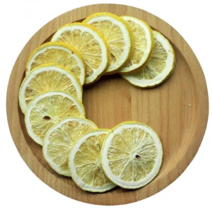 Wholesale high qulity natural FD fruit Freeze dried lemon slice