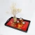 Import Wholesale Hot Coming Modern Style New Gold Leaf Lucky Red Colorful Lacquer Wooden Tray In Stock from Vietnam