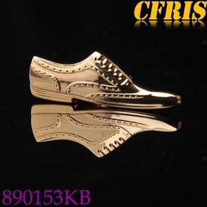 Wholesale leather shoes tie bar shoe tie clip
