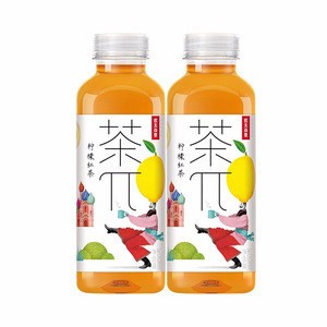 Wholesale Lemon Flavor Bottled Black Tea Drink Soft Tea Drink Fruit Beverages
