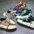 Import wholesale lovers shoes with ventilate knitting socks assorted color pant lace-up unisex casual shoes from China