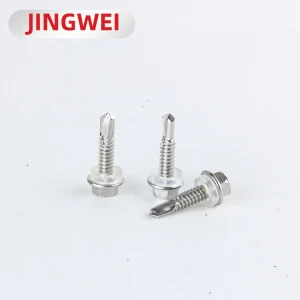 wholesale metric galvanized stainless steel screws hexagonal hex head self tapping screw