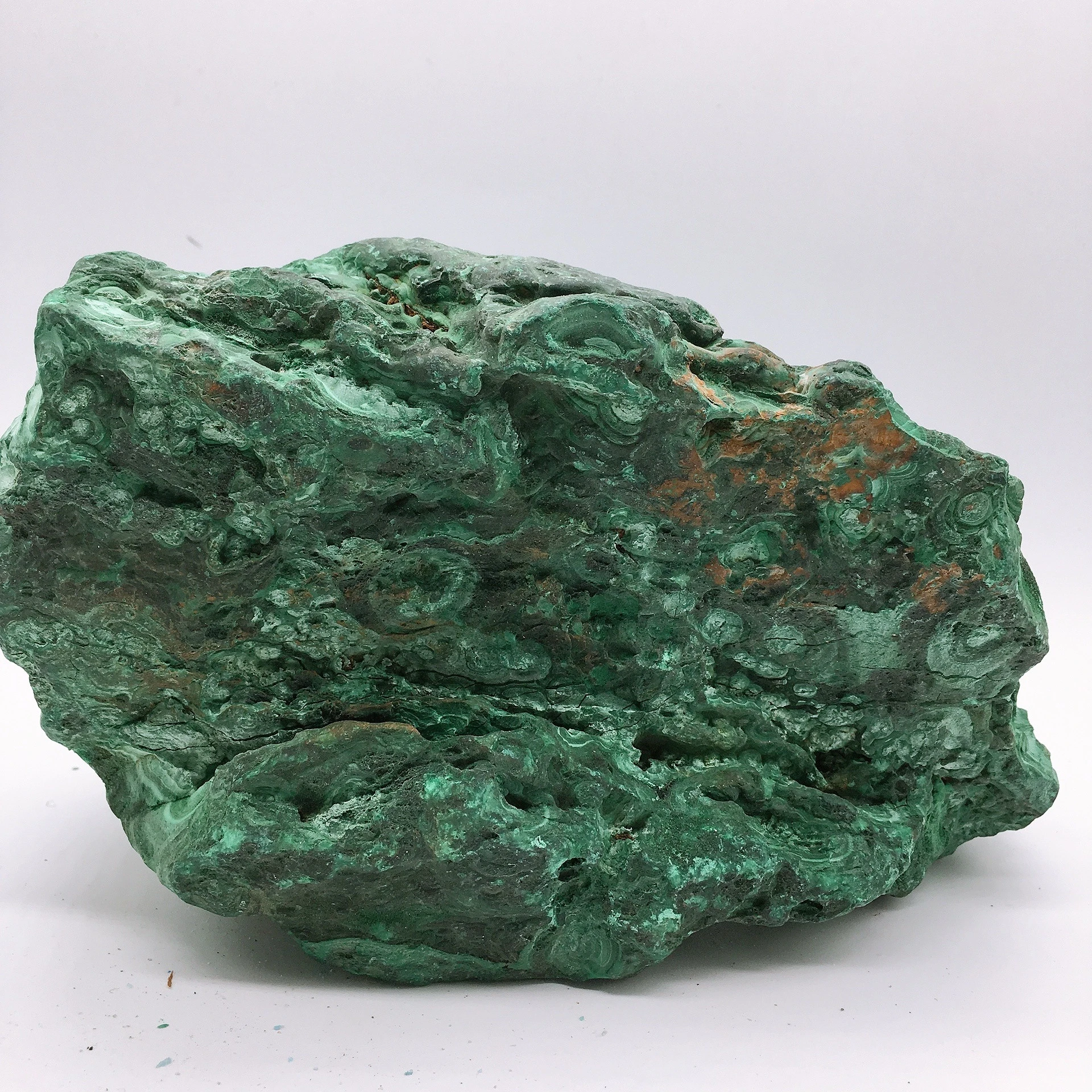 Wholesale Natural crystal stone mineral specimen green malachite raw stone