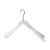 Import Wholesale price silver hook garment coat suit acrylic clothes plexiglass hanger from China