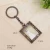 Import Wholesale promotion crafts custom mini metal 2x2 picture photo frame keychains from China