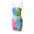 Import Wholesale Sexy Suspenders Tie Dye Casual Women Dresses from China