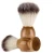 Import Wholesale Soft Bristle Hair Solid Wood Handle Custom Beard Shaving Brush For Men from China
