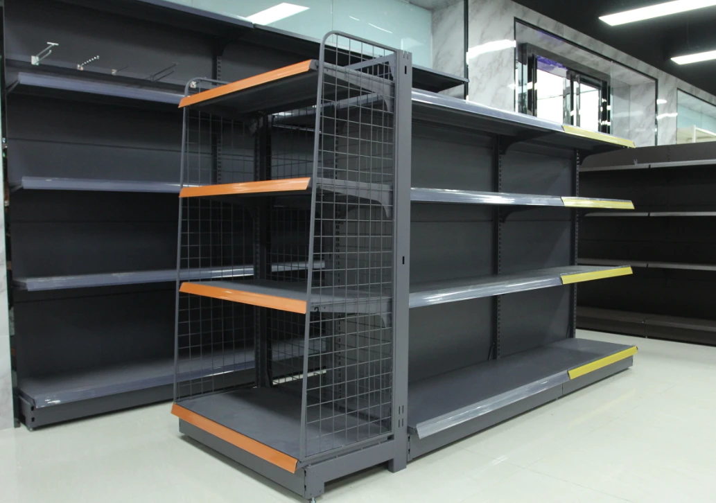 Wholesale supermarket racks prices/ grocery Durable Metallic Duty Customized rack gondola/convenience store display shelf