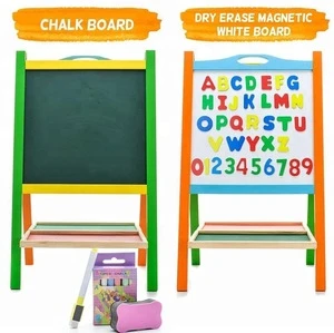 Wholesale to provide children wooden multi-functional learning board children&#039;s drawing board learning board