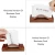 Import wholesale wood business card holder solid black walnut  wooden base elegant genuine leather card stand from China