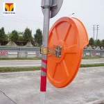 Wide angle convex mirror with high quality used in parking lot