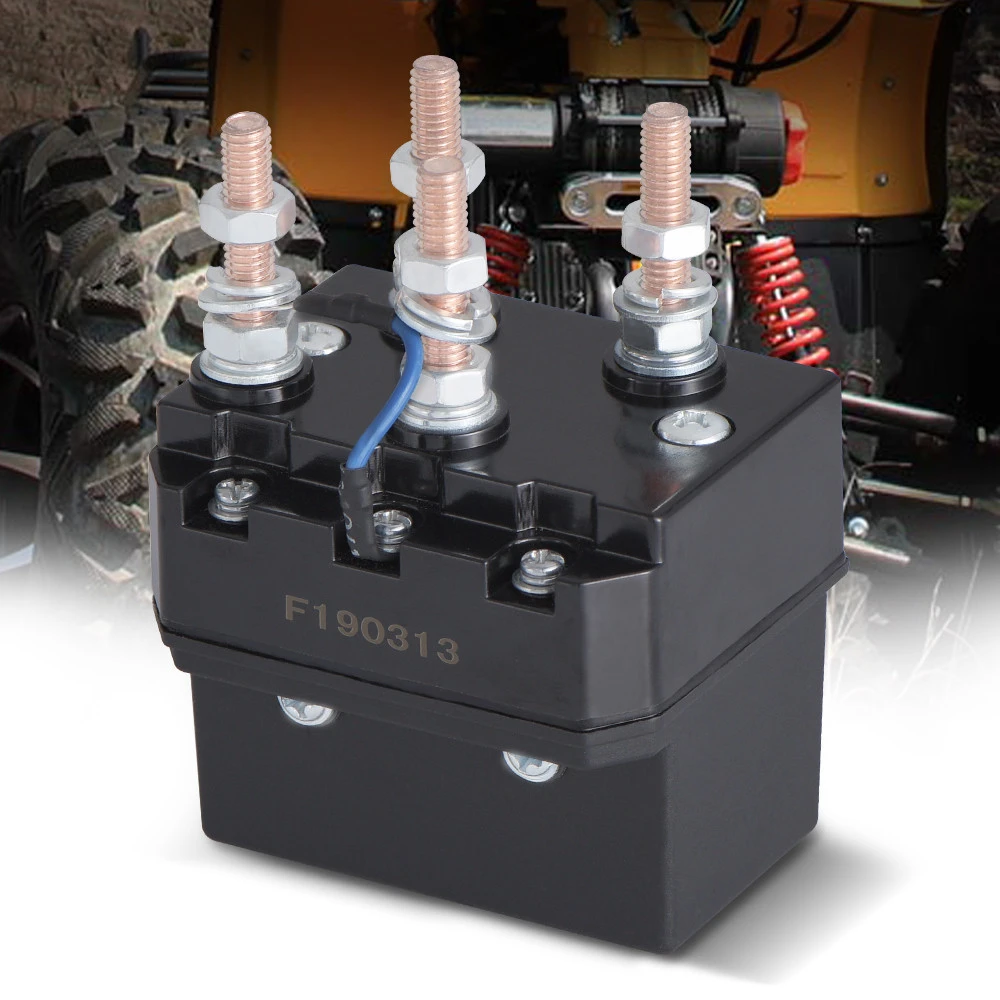 thumbnail image 2 of 4-Pack Heavy Duty Winch Solenoid Relay – Replaces SAZ-4201EY, SAZ4201GL, SAZ-4201AP, Warn #28396 2 of 4