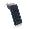 Wired USB Numeric Keypad Slim Mini Number Pad Digital Keyboard 18 Keys For Laptop PC Desktop Notebook And More