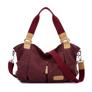 Women Retro Handbags Canvas Casual Shoulder Bags Satchel Messenger Bag Purse