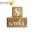 Import Wooden Age Blocks For 12 Month Baby Solid Wood Milestone Age Blocks Baby Age Blocks from China